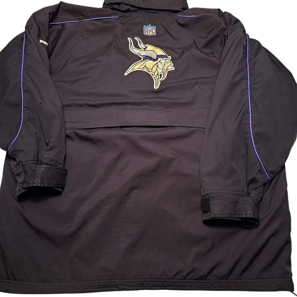 Vintage Minnesota Vikings PUMA Parka Jacket Full Zip Men's XL Long Coat NFL